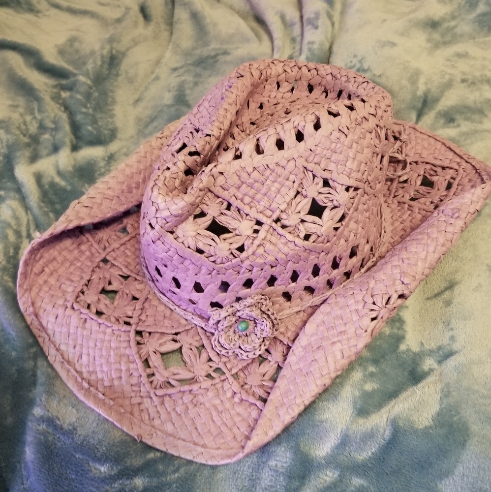 Lavender cowgirl hat